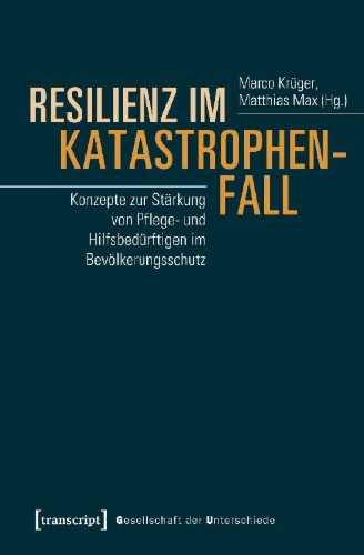 Buchcover und Innenansicht für das Buch: Resilienz im Katastrophenfall