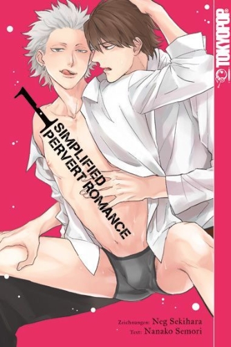 Buchcover und Innenansicht für das Buch: Simplified Pervert Romance 01