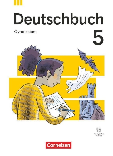 Buchcover und Innenansicht für das Buch: Deutschbuch Gymnasium 5. Schuljahr - Allgemeine Ausgabe 2026 - Schulbuch mit digitalen Medien