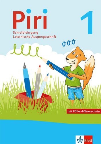 Buchcover und Innenansicht für das Buch: Piri 1. Schreiblehrgang in Lateinischer Ausgangsschrift Klasse 1