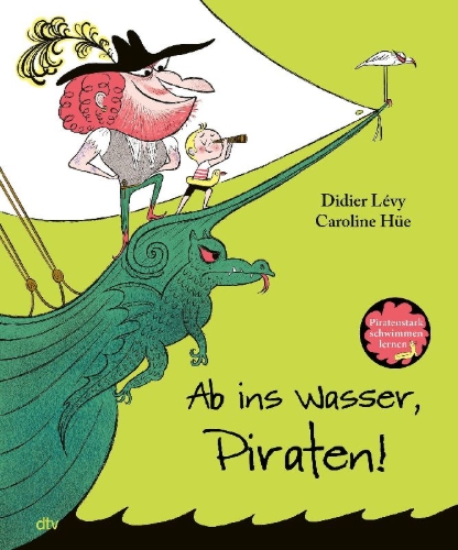 Buchcover und Innenansicht für das Buch: A l'eau les pirates!