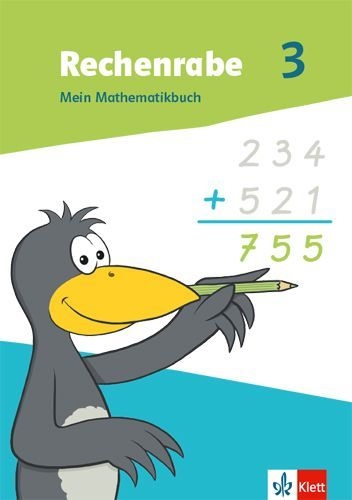 Buchcover und Innenansicht für das Buch: Rechenrabe 3. Schulbuch Klasse 3. Ausgabe Nordrhein-Westfalen