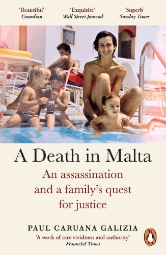 Buchcover und Innenansicht für das Buch: A Death in Malta