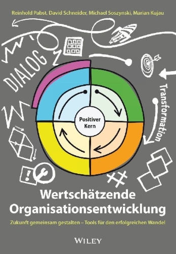 Buchcover und Innenansicht für das Buch: Wertschätzende Organisationsentwicklung