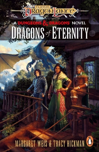 Buchcover und Innenansicht für das Buch: Dragonlance: Dragons of Eternity