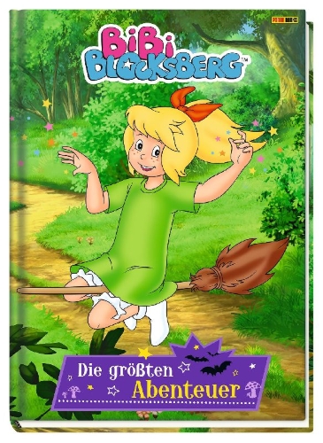 Buchcover und Innenansicht für das Buch: Bibi Blocksberg: Die größten Abenteuer