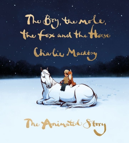 Buchcover und Innenansicht für das Buch: The Boy, the Mole, the Fox and the Horse: The Animated Story