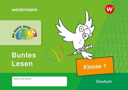 Buchcover und Innenansicht für das Buch: DIE BUNTE REIHE - Deutsch. Buntes Lesen 1