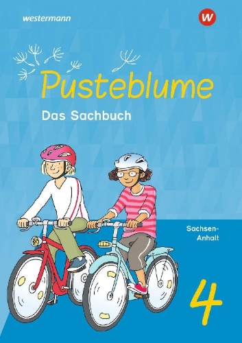 Buchcover und Innenansicht für das Buch: Pusteblume. Sachunterricht 4. Schulbuch. Für Sachsen-Anhalt