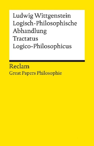 Buchcover und Innenansicht für das Buch: Logisch-Philosophische Abhandlung. Tractatus Logico-Philosophicus. [Great Papers Philosopie]