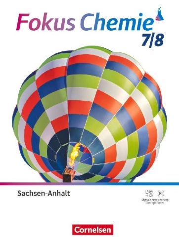 Buchcover und Innenansicht für das Buch: Fokus Chemie 7./8. Schuljahr - Gymnasium Sachsen-Anhalt ab 2026 - Neubearbeitung - Schulbuch