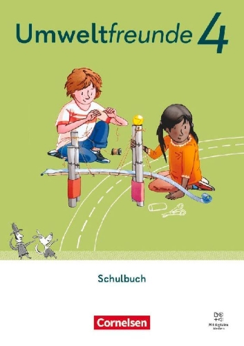 Buchcover und Innenansicht für das Buch: Umweltfreunde 4. Schuljahr - Mecklenburg-Vorpommern, Sachsen-Anhalt, Sachsen, Thüringen - Ausgabe 2023 - Schulbuch mit digitalen Medien