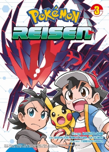 Buchcover und Innenansicht für das Buch: Pokémon Reisen 03