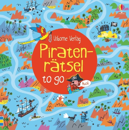 Buchcover und Innenansicht für das Buch: Piratenrätsel to go