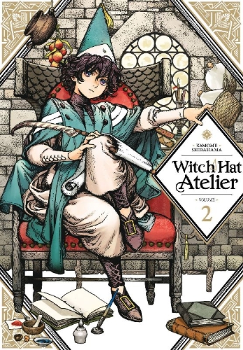 Buchcover und Innenansicht für das Buch: Witch Hat Atelier 2