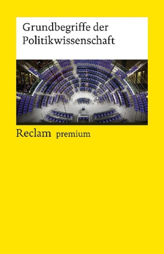 Buchcover und Innenansicht für das Buch: Grundbegriffe der Politikwissenschaft