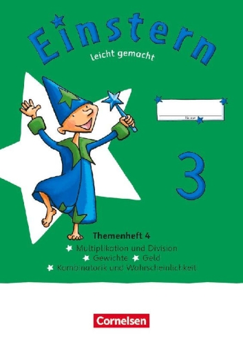 Buchcover und Innenansicht für das Buch: Einstern Mathematik 03 Leicht gemacht. Themenheft 4 - Verbrauchsmaterial