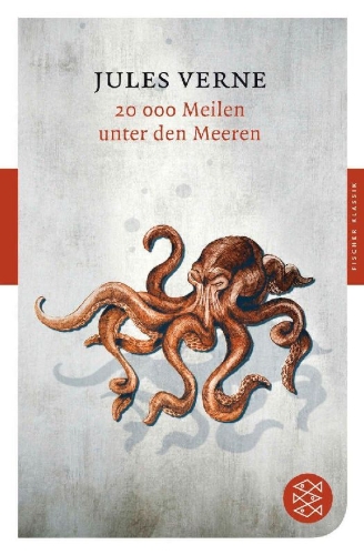 Buchcover und Innenansicht für das Buch: Vingt mille lieues sous les mers