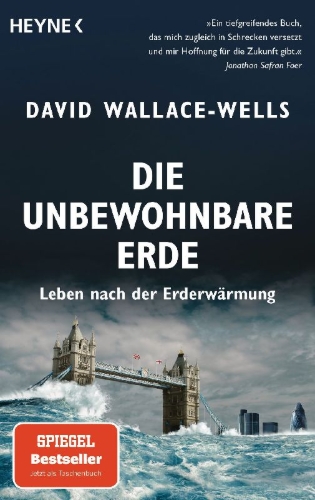 Buchcover und Innenansicht für das Buch: Die unbewohnbare Erde