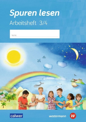 Buchcover und Innenansicht für das Buch: Spuren lesen 3 / 4. Arbeitsheft. Für die Grundschule