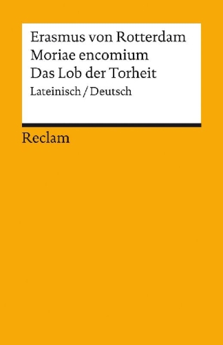 Buchcover und Innenansicht für das Buch: Moriae encomium / Lob der Torheit
