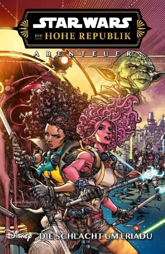 Buchcover und Innenansicht für das Buch: Star Wars: The High Republic Adventures (III) #14-#16; Star Wars: The High Republic Adventures: The Battle of Eriadu One-Shot