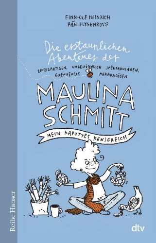 Buchcover und Innenansicht für das Buch: Die erstaunlichen Abenteuer der Maulina Schmitt, Mein kaputtes Königreich