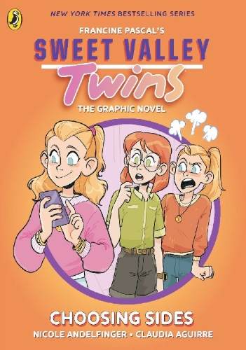 Buchcover und Innenansicht für das Buch: Sweet Valley Twins The Graphic Novel: Choosing Sides