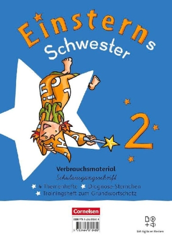 Buchcover und Innenansicht für das Buch: Einsterns Schwester 2. Schuljahr - Sprache und Lesen - Neubearbeitung 2022 - Paket Themenhefte 1-4, Training Grundwortschatz und Diagnoseheft - Verbrauchsmaterial in Schulausgangsschrift
