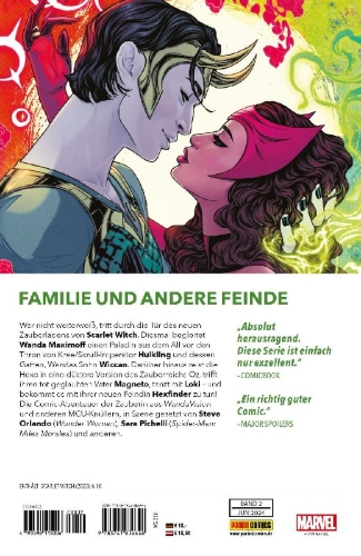 Buchcover und Innenansicht für das Buch: Scarlet Witch (2023)