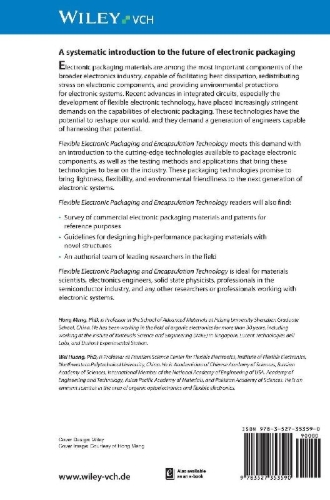 Buchcover und Innenansicht für das Buch: Flexible Electronic Packaging and Encapsulation Technology