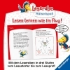 Buchcover und Innenansicht für das Buch: Leserabe - Rätselspaß - Krimirätsel zum Lesenlernen, 1. Lesestufe