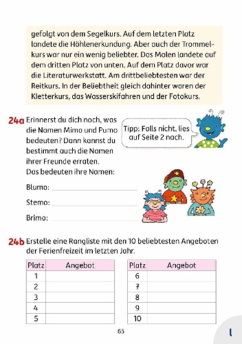 Buchcover und Innenansicht für das Buch: Besser lesen 4. Klasse