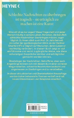Buchcover und Innenansicht für das Buch: Von der Kunst, schlechte Nachrichten gut zu überbringen