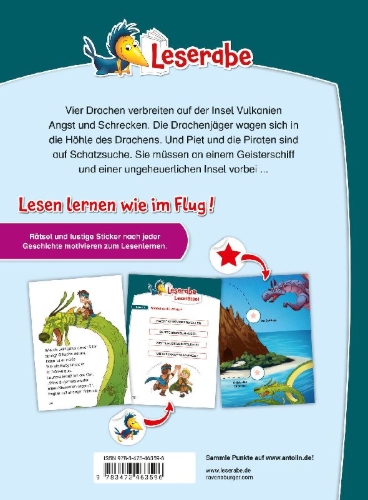 Buchcover und Innenansicht für das Buch: Leserabe Sonderausgaben - Abenteuergeschichten zum Lesenlernen