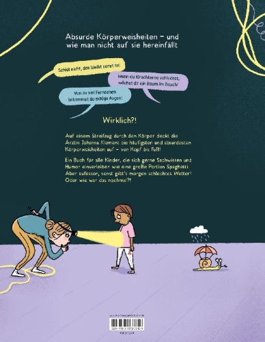 Buchcover und Innenansicht für das Buch: Körperquatsch mit Soße