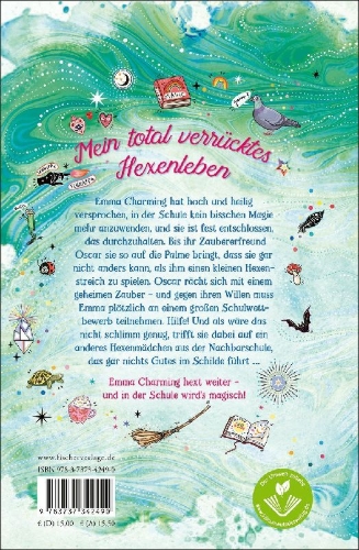 Buchcover und Innenansicht für das Buch: Morgan Charmley: Spells and Secrets