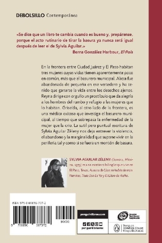 Buchcover und Innenansicht für das Buch: Basura / Garbage