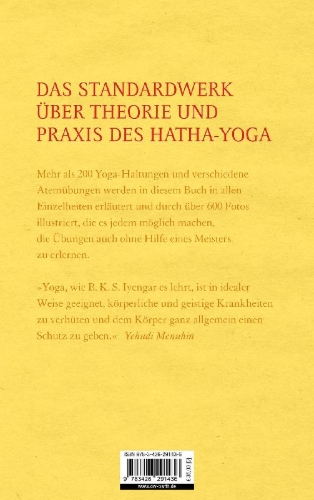 Buchcover und Innenansicht für das Buch: Light on Yoga