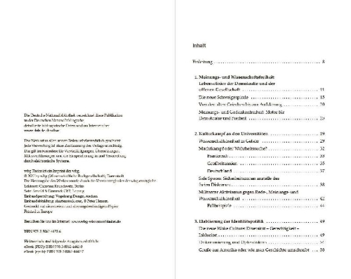 Buchcover und Innenansicht für das Buch: Die neue Schweigespirale