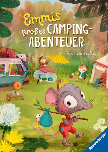 Buchcover und Innenansicht für das Buch: Ruby gaat kamperen
