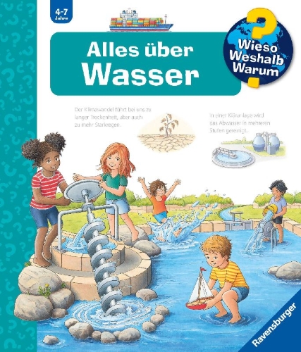 Buchcover und Innenansicht für das Buch: Wieso? Weshalb? Warum? Band 60 - Alles über Wasser