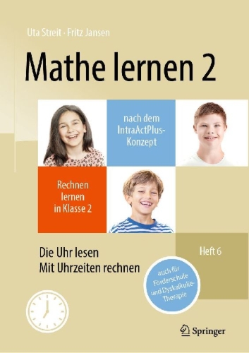 Buchcover und Innenansicht für das Buch: Mathe lernen 2 nach dem IntraActPlus-Konzept