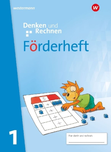 Buchcover und Innenansicht für das Buch: Denken und Rechnen 1. Förderheft. Allgemeine Ausgabe