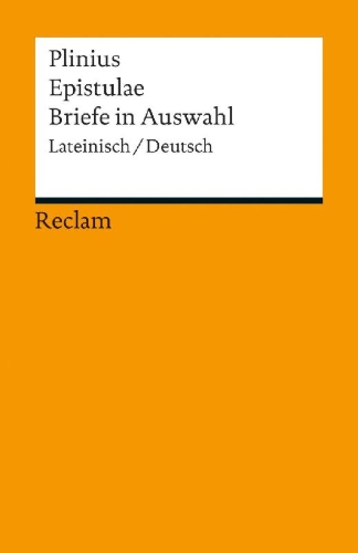Buchcover und Innenansicht für das Buch: Epistulae / Briefe in Auswahl