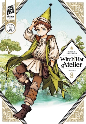 Buchcover und Innenansicht für das Buch: Witch Hat Atelier 8