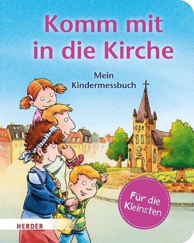 Buchcover und Innenansicht für das Buch: Komm mit in die Kirche (Pappbilderbuch)