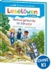 Buchcover und Innenansicht für das Buch: Leselöwen 2. Klasse - Rettungshunde im Einsatz