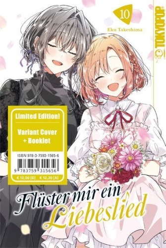 Buchcover und Innenansicht für das Buch: Flüster mir ein Liebeslied 10 - Limited Edition