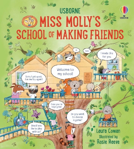 Buchcover und Innenansicht für das Buch: Miss Molly's School of Making Friends